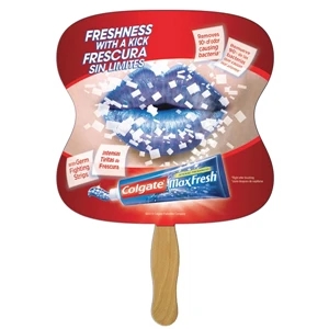 Hourglass Hand Fan Full Color