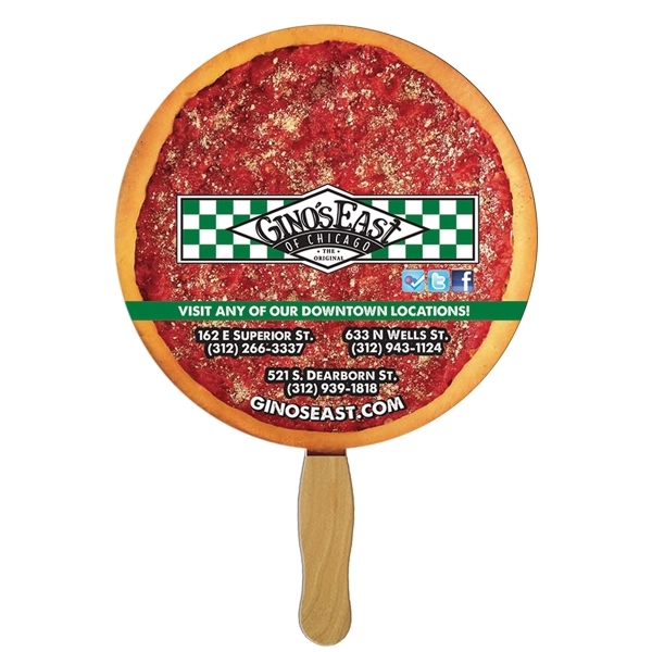 Round/Ball Hand Fan Full Color - Image 1