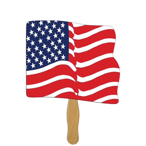 Flag Hand Fan Full Color - Image 1
