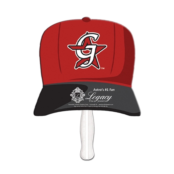 Baseball Hat Sandwiched Hand Fan - Image 2