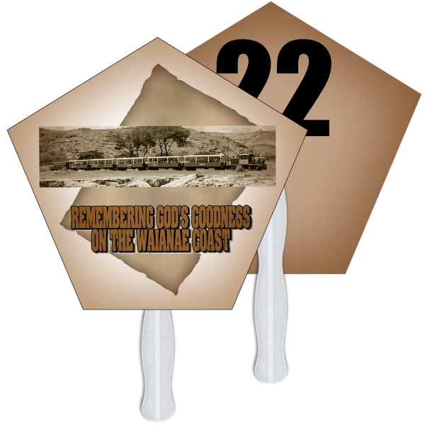 Church Auction Hand Fan Full Color - Image 2