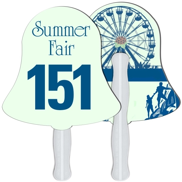 Bell Auction Hand Fan Full Color - Image 2
