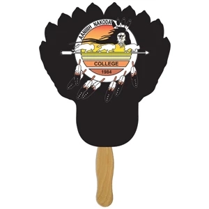 Feather Hand Fan Full Color