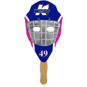 Hockey Mask Hand Fan Full Color