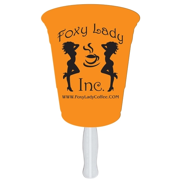 Cup Hand Fan Full Color - Image 2