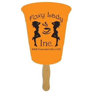 Cup Hand Fan Full Color