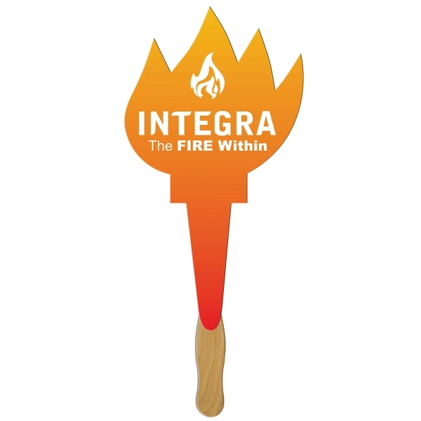 Torch Hand Fan Full Color - Image 1