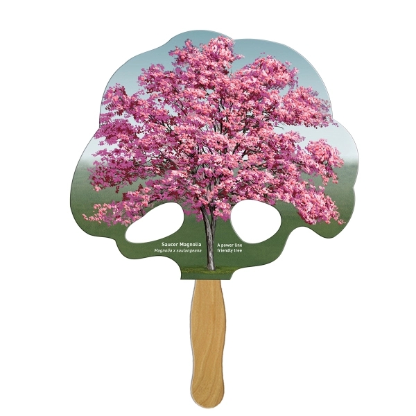 Tree Hand Fan Full Color - Image 1
