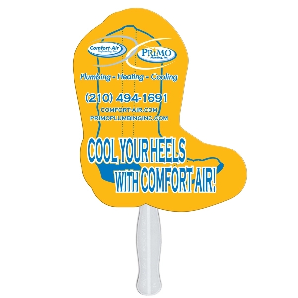 Boot Hand Fan Full Color - Image 2
