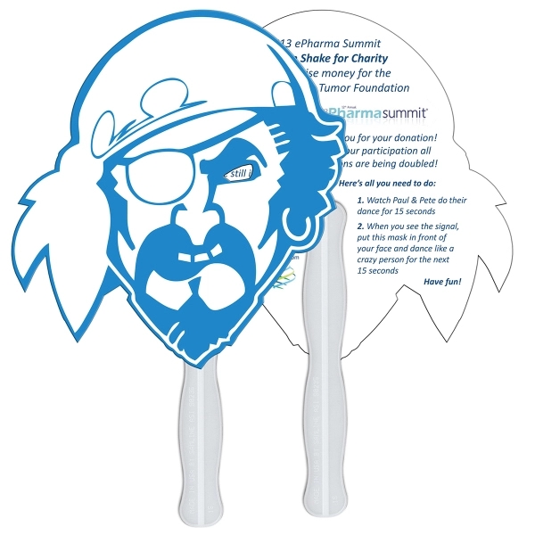 Pirate Hand Fan Full Color - Image 2