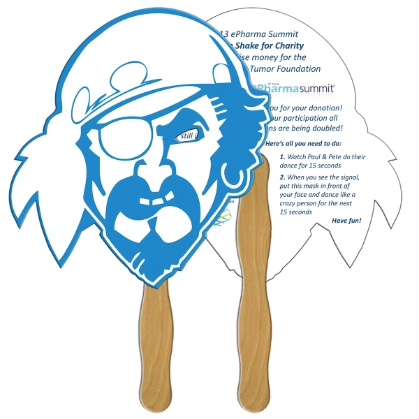 Pirate Hand Fan Full Color - Image 3