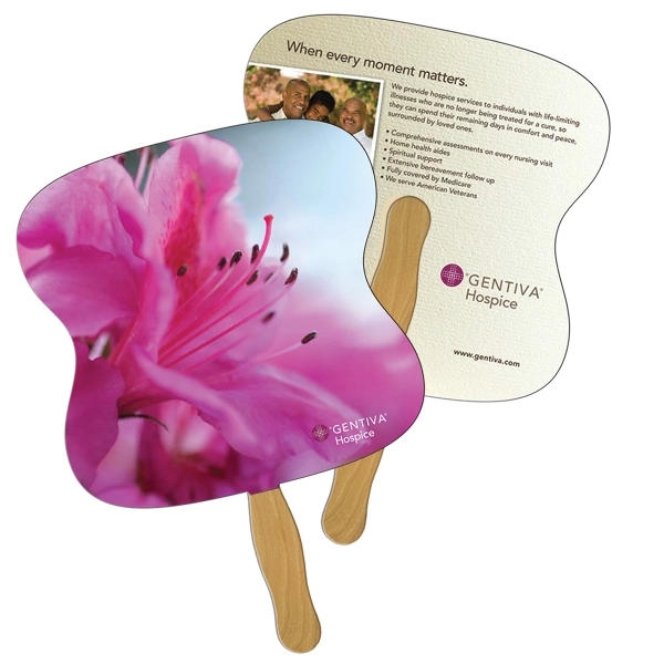 Hourglass Hand Fan Full Color - Image 3