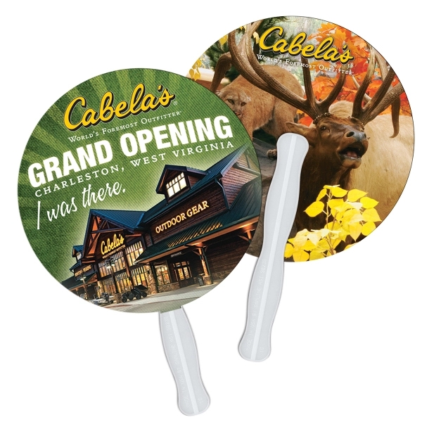 Round/Ball Hand Fan Full Color - Image 4