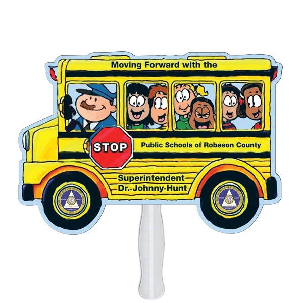 Bus Hand Fan Full Color - Image 4