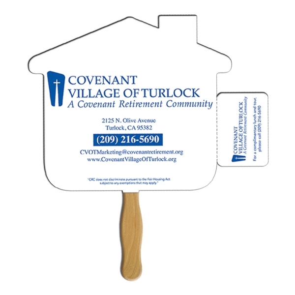 House Coupon Hand Fan - Image 1