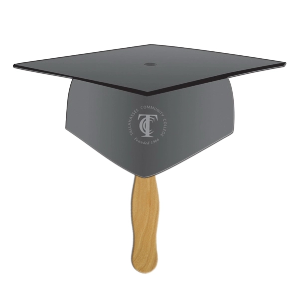 Graduation Cap Hand Fan - Image 1