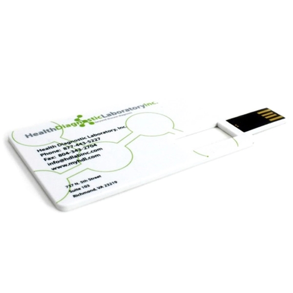 Card Drive II - Plastic credit-card style USB flash drive. - Image 5