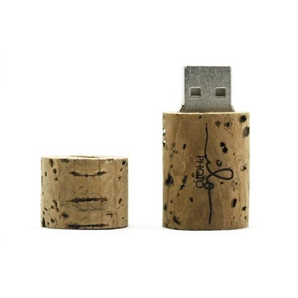 Cork USB - Natural cork stopper shaped USB flash drive. - Image 8