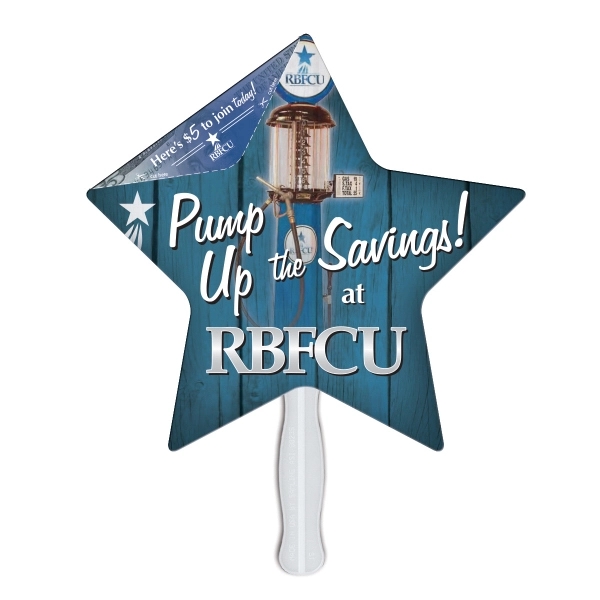 Star Coupon Hand Fan - Image 2
