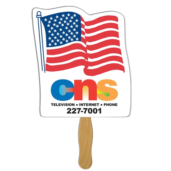 Flag Fast Hand Fan - 1 Day - Image 1