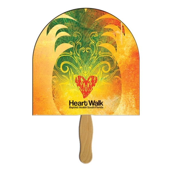 Archway Sandwiched Hand Fan Full Color - Image 1