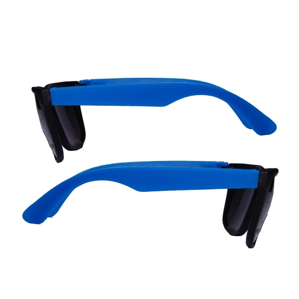 Neon/Black Frame UV Protective Sunglasses - Image 3
