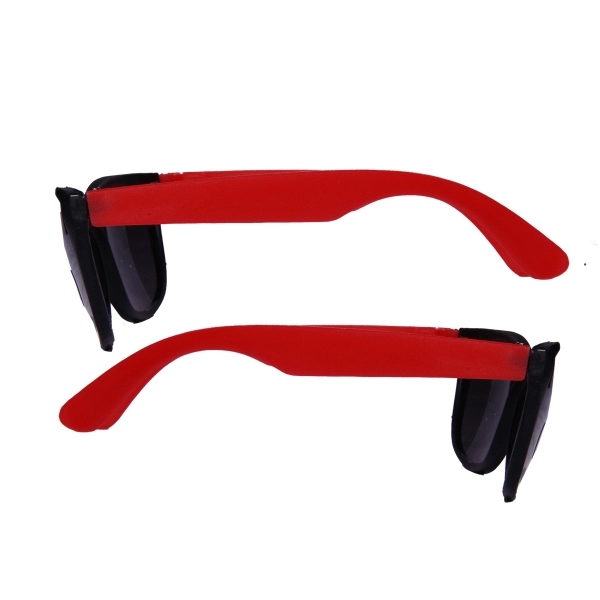 Neon/Black Frame UV Protective Sunglasses - Image 8