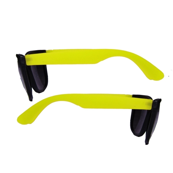 Neon/Black Frame UV Protective Sunglasses - Image 10