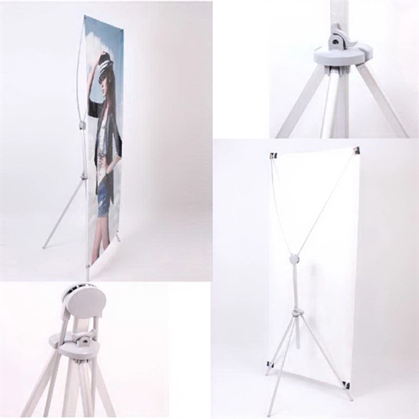 Aluminum Alloy X Banner Stand With Screen Printing