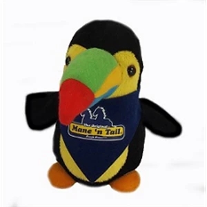 5" Baby Toucan with bandana and full color imprint