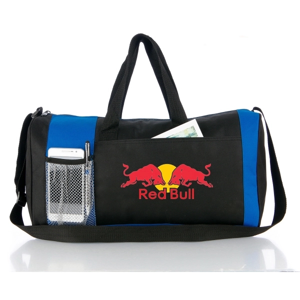 Wide 19" duffel bag with mesh pocket - Image 2