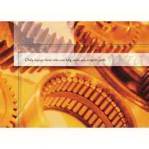 Gears in Action Prospecting Greeting Card