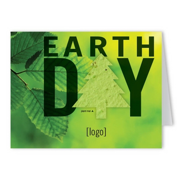 Earth Day Seed Paper Shape Greeting Card - Image 3
