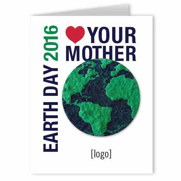 Earth Day Seed Paper Shape Greeting Card - Image 6