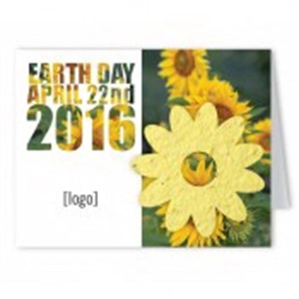 Earth Day Seed Paper Shape Greeting Card - Image 11
