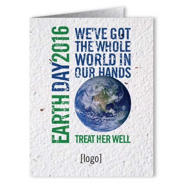 Earth Day Seed Paper Greeting Card - Image 2