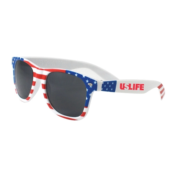 USA Patriotic Miami Sunglasses - Image 1