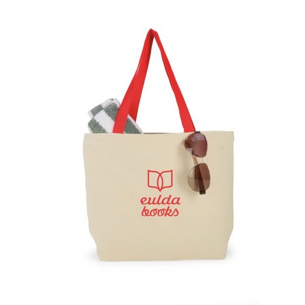 Colored Handle Tote - Image 3
