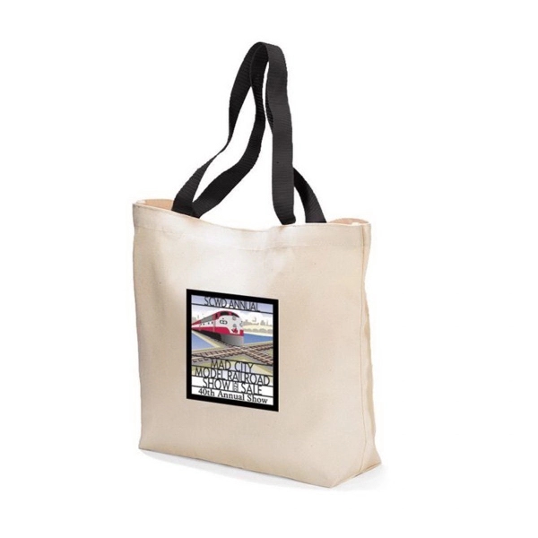 Colored Handle Tote - Image 4