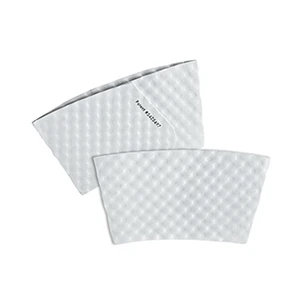 Small White Hot Cup Sleeves - Flexographic Printed