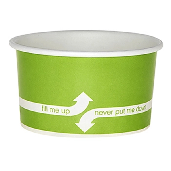 5oz. Paper Dessert/Food Cup Flexographic printed - Image 1
