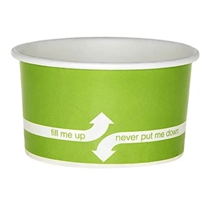 5oz. Paper Dessert/Food Cup Flexographic printed