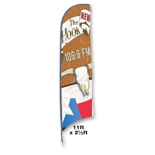 11 Ft Feather Flag Kit (Crossbar/Waterbase) - Image 1