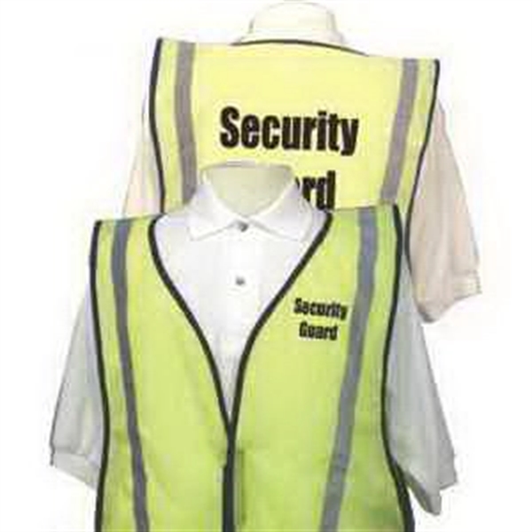 Striped safety vest