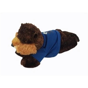 8" Builder Beaver with t-shirt and full color imprint