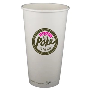 20 oz. Compostable Paper Hot Cup