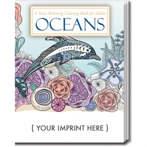 Oceans. Stress Relieving Coloring Books for Adults