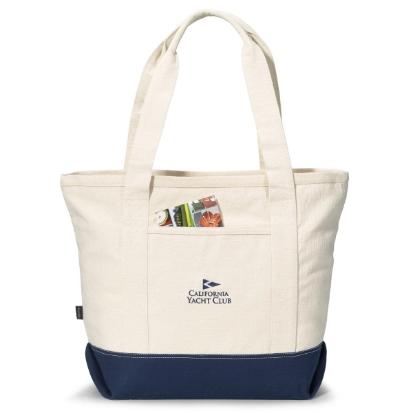 Newport Cotton Zippered Tote - Image 2