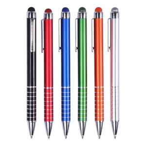 Aluminum Ballpoint Pen With Color Matching Stylus