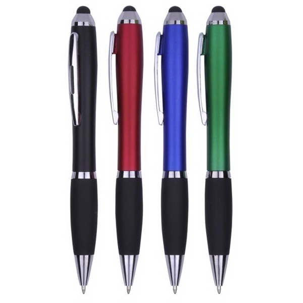 Classic Ballpoint Pen with Stylus - Image 1